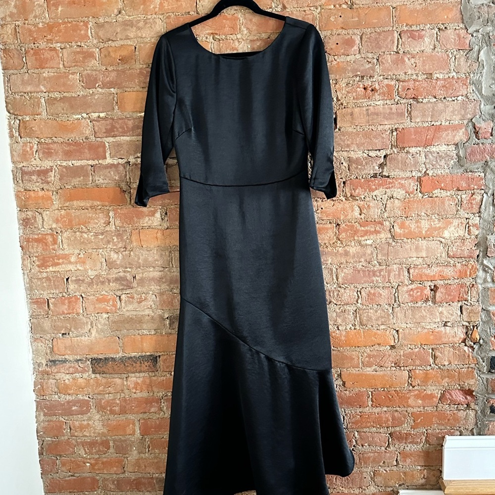 Full-length black dress - gorgeous!